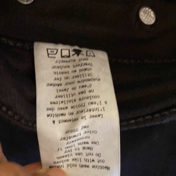 Rag & Bone black jeans woman size 26 like new worn once . Skinny jeans - Picture 4 of 8